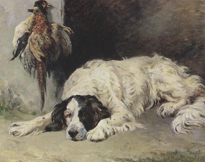 John emms An English Setter at the end of the Day (mk37) china oil painting image
